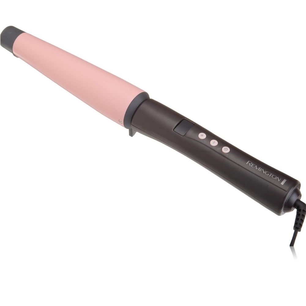 NWOT Remington Studio Pearl Digital Ceramic Curling Wand, 11/2 Inch, Pink